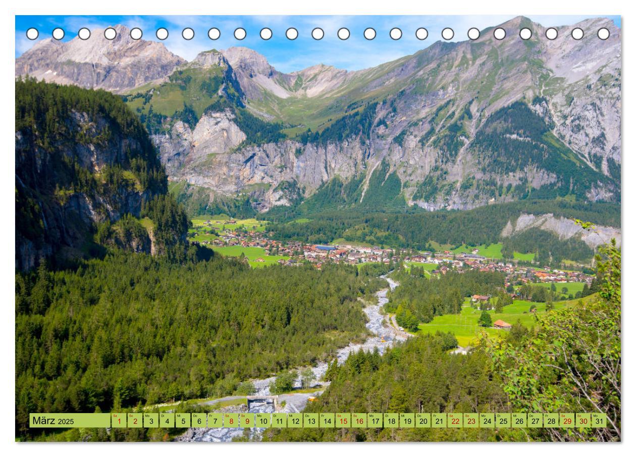 Bild: 9783435356577 | Alpentraum Kandersteg (Tischkalender 2025 DIN A5 quer), CALVENDO...