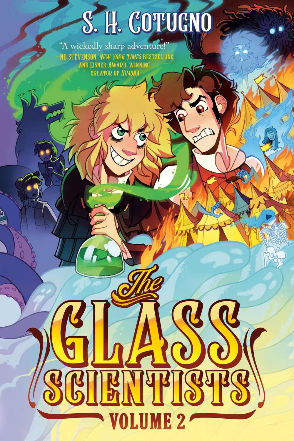 Cover: 9780593524480 | The Glass Scientists: Volume Two | A Graphic Novel | S H Cotugno