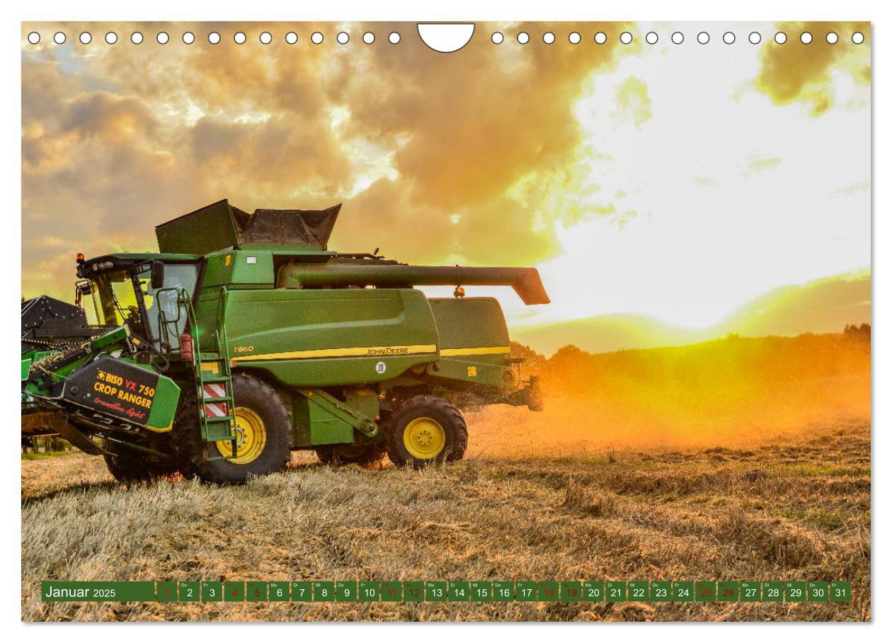 Bild: 9783435239085 | Landwirtschaft - Giganten im Kornfeld (Wandkalender 2025 DIN A4...