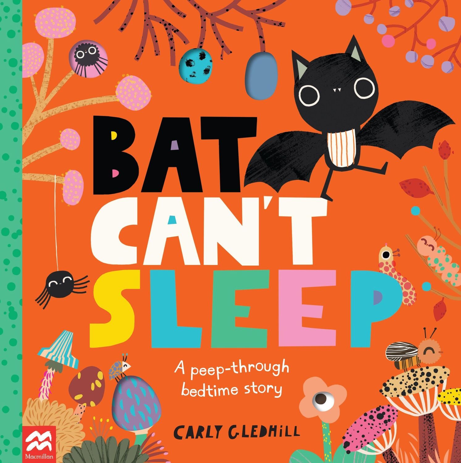 Cover: 9781529060614 | Bat Can't Sleep | A Peep-Through Adventure | Carly Gledhill | Buch