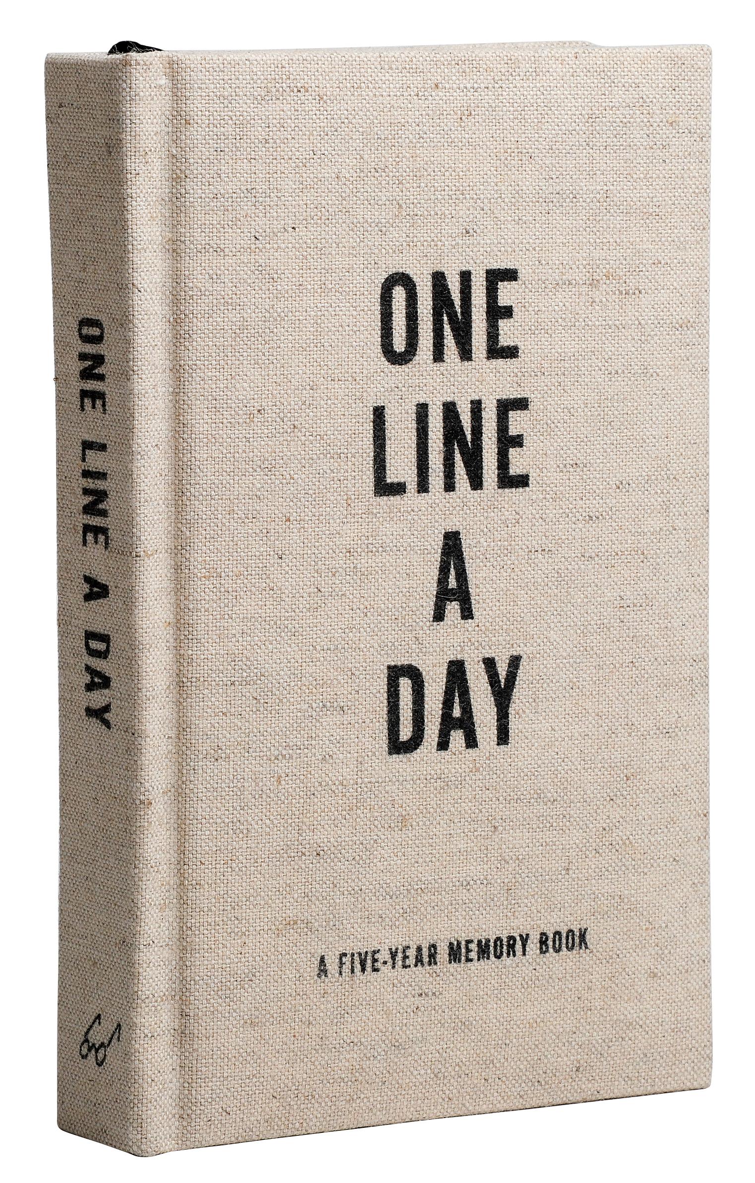 Cover: 9781452174792 | Canvas One Line a Day | A Five-Year Memory Book | Books Chronicle