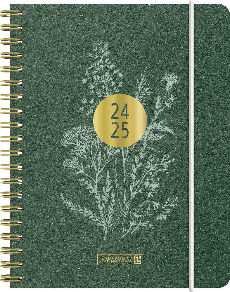 Cover: 4061947119893 | Schülerkal (2024/2025) Botanical | 2 Seiten = 1 Woche; A6 | Kalender