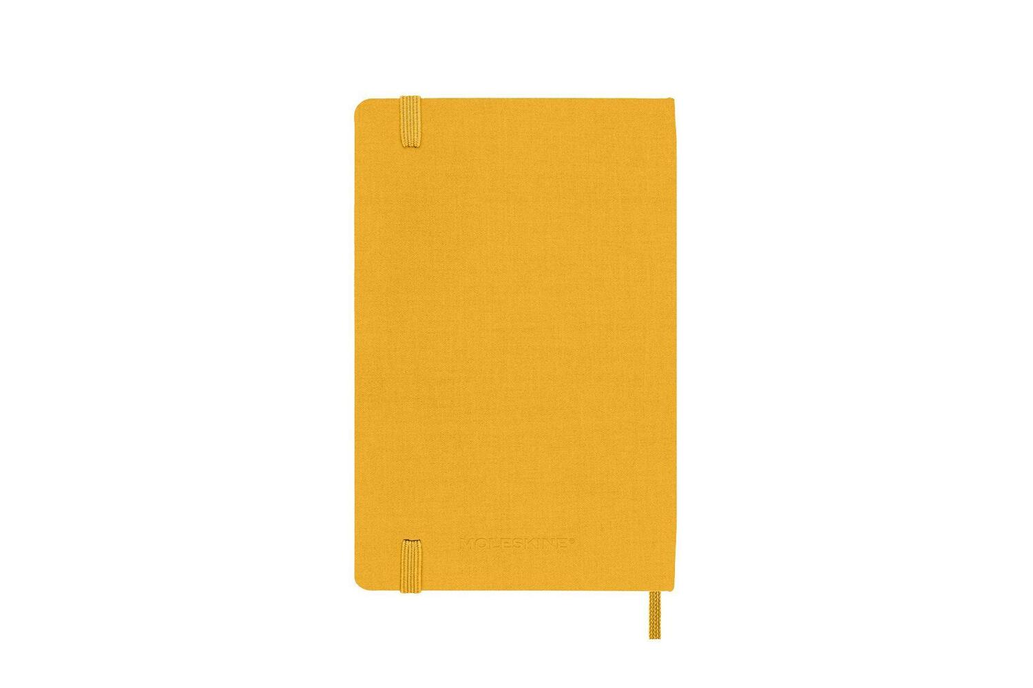 Bild: 8056598853063 | Moleskine Classic Notebook, Pocket, Ruled, Orange Yellow, Silk Hard...