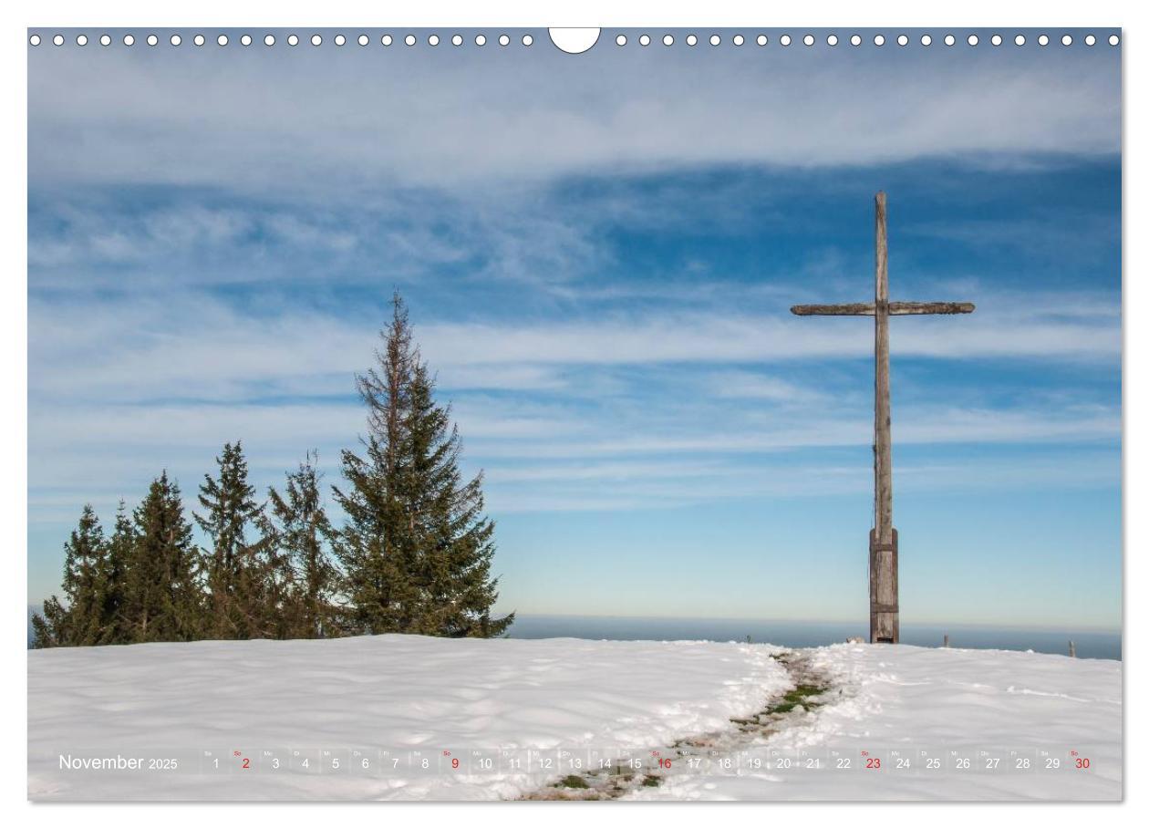 Bild: 9783435508570 | Gipfelkreuze auf bayerischen Bergen (Wandkalender 2025 DIN A3...