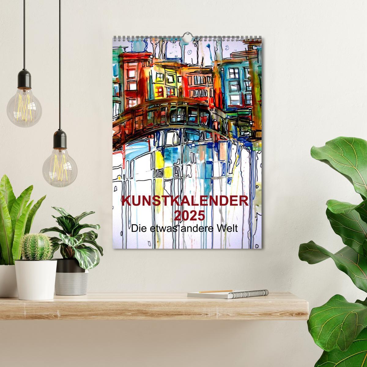 Bild: 9783457050057 | Kunstkalender 2025 "Die etwas andere Welt" (Wandkalender 2025 DIN...