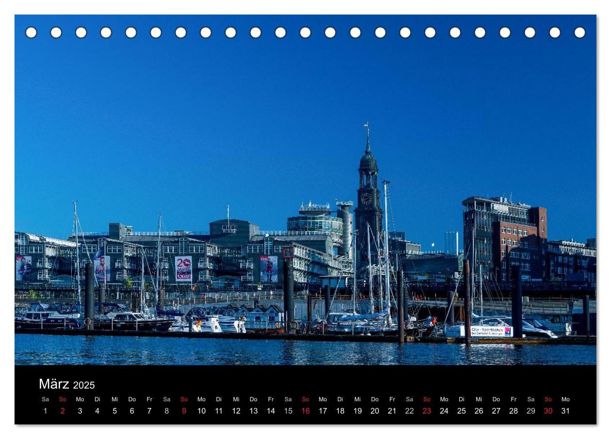 Bild: 9783435654970 | Charmantes Hamburg (Tischkalender 2025 DIN A5 quer), CALVENDO...