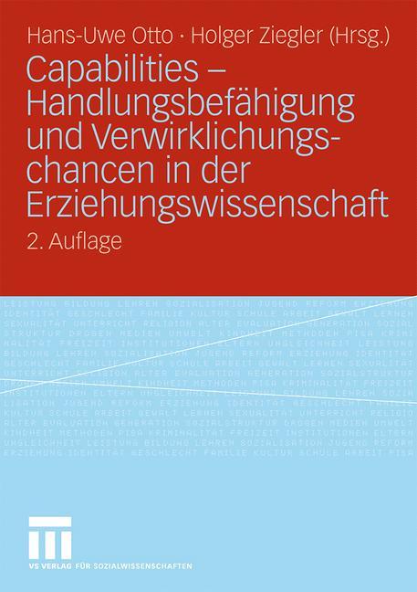 Cover: 9783531167602 | Capabilities - Handlungsbefähigung und Verwirklichungschancen in...