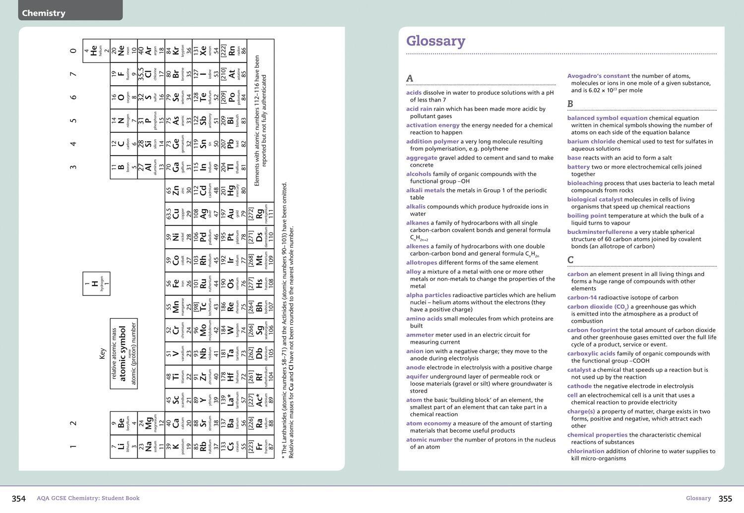 Bild: 9780008158767 | Collins GCSE Science - Aqa GCSE (9-1) Chemistry: Student Book | Buch