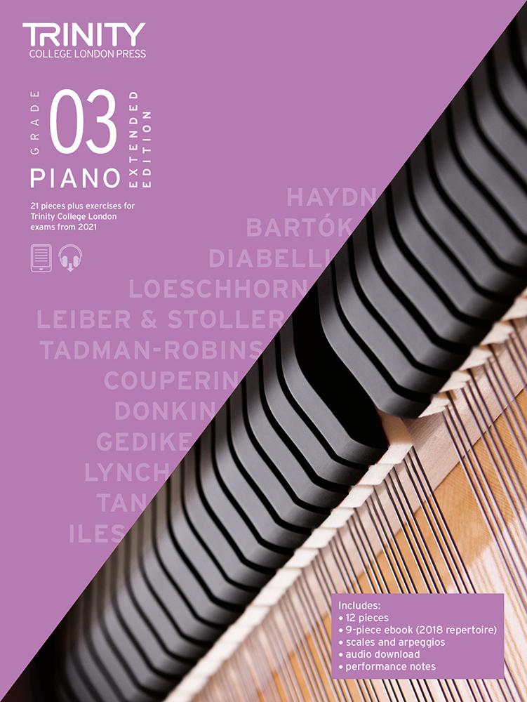 Cover: 9780857369314 | Piano Exam Pieces &amp; Exercises 21-23 Grade 3 Ext Ed | London | Deutsch