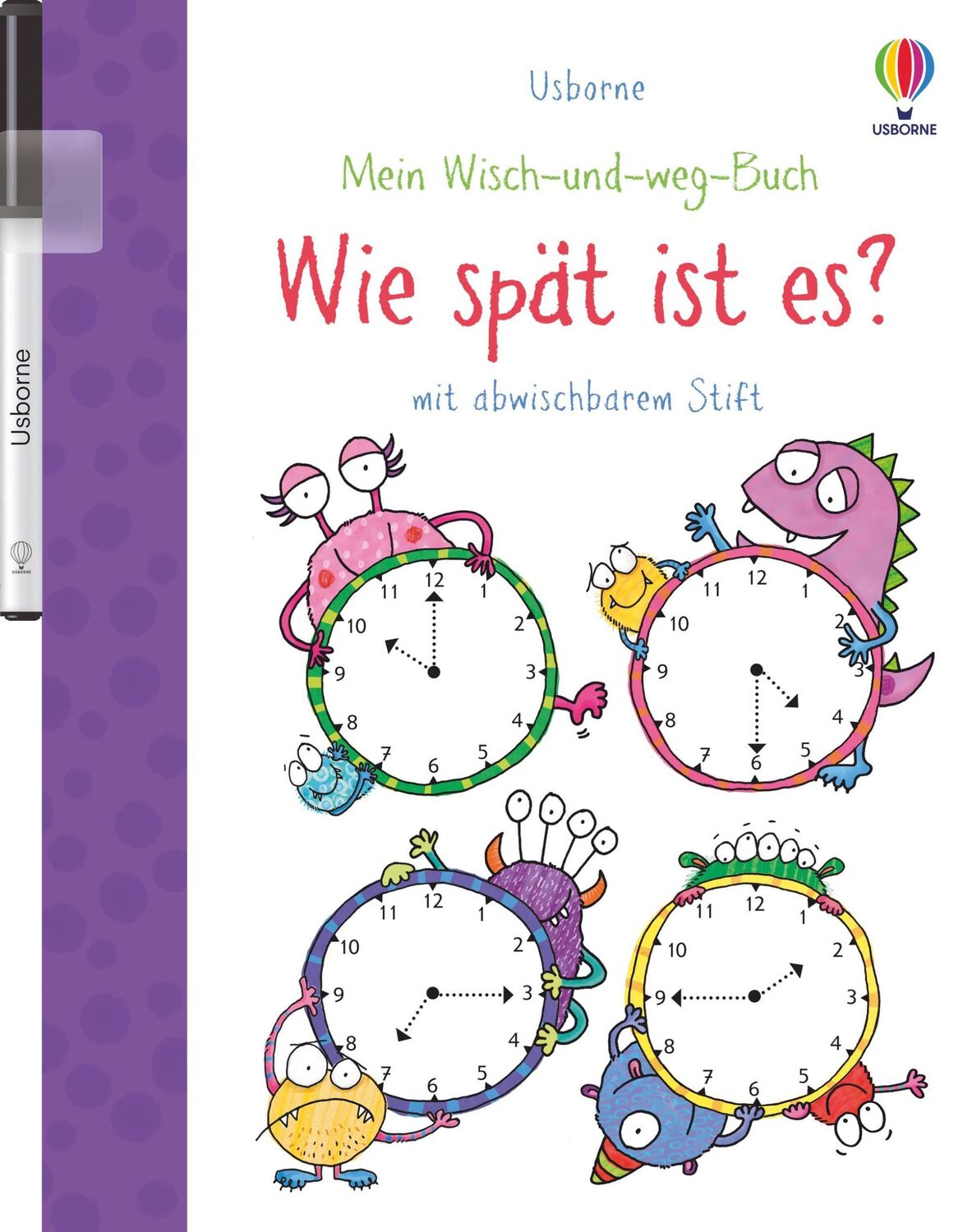 Cover: 9781789416848 | Mein Wisch-und-weg-Buch: Wie spät ist es? | mit abwischbarem Stift