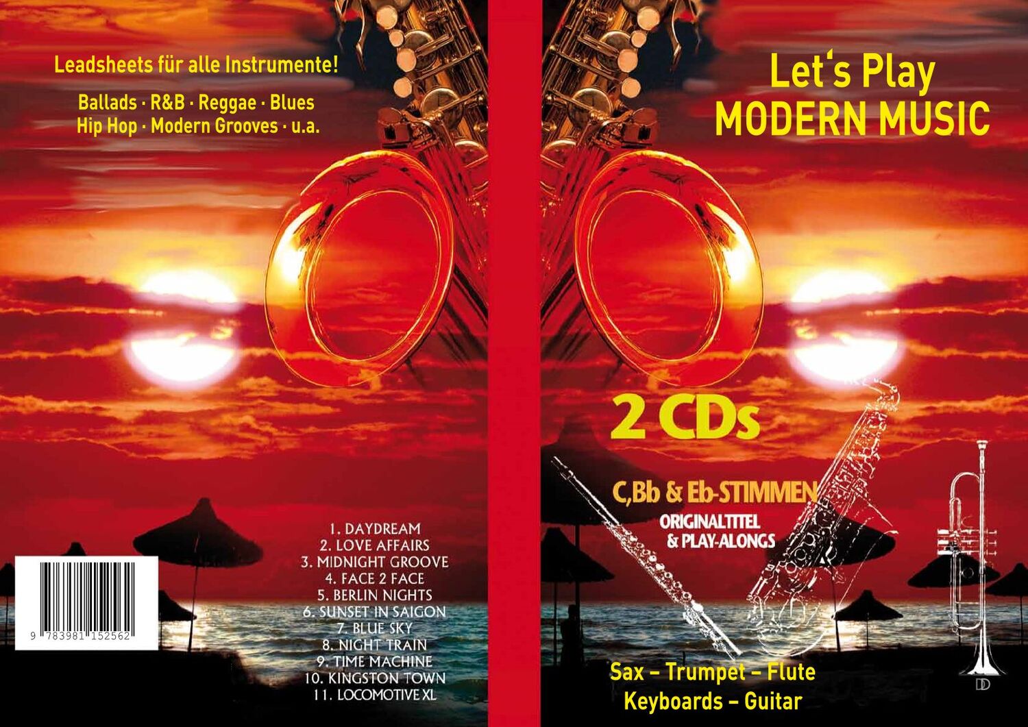 Cover: 9783981152562 | Let's play modern Music (+2 CD's): für C-, B- und Es-Instrumente