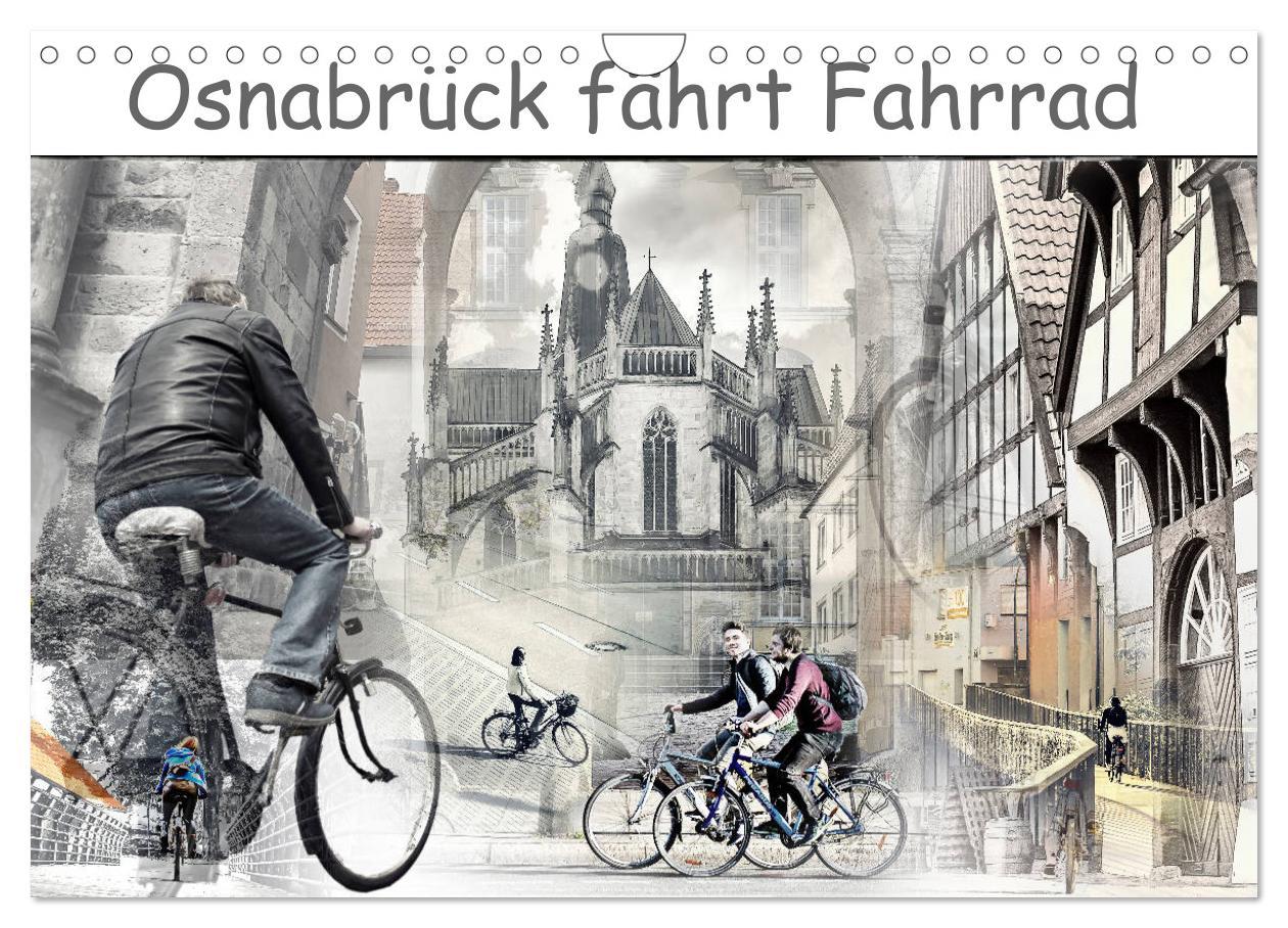 Cover: 9783435209569 | Osnabrück fährt Fahrrad (Wandkalender 2025 DIN A4 quer), CALVENDO...