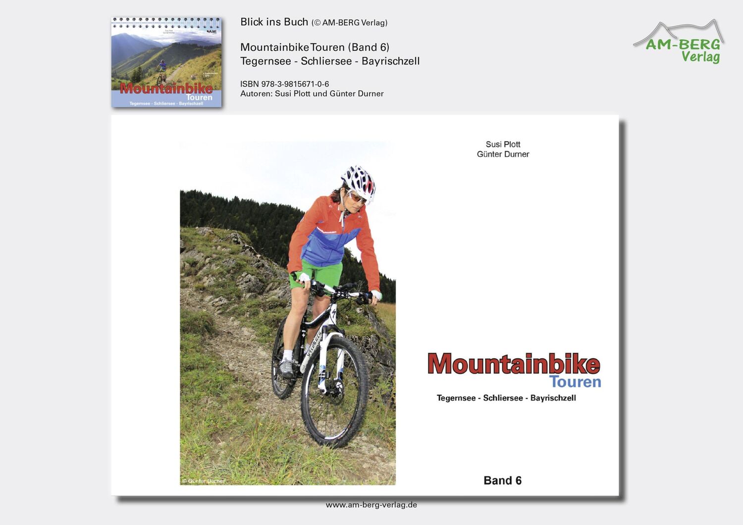 Bild: 9783981567106 | Mountainbike Touren Tegernsee - Schliersee - Bayrischzell | Band 6