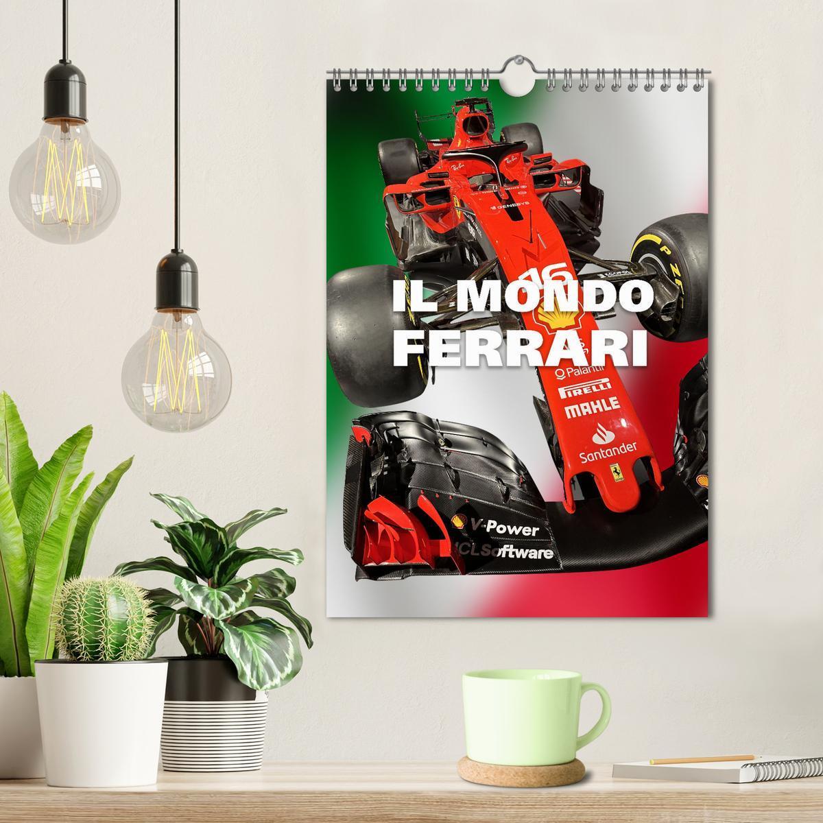 Bild: 9783435856541 | Il Mondo Ferrari (Wandkalender 2025 DIN A4 hoch), CALVENDO...