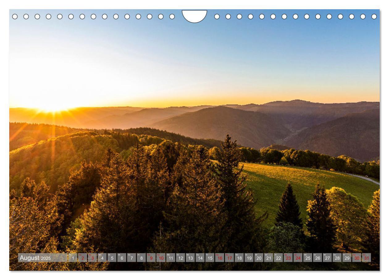 Bild: 9783435077090 | Ein Jahr im Schwarzwald (Wandkalender 2025 DIN A4 quer), CALVENDO...