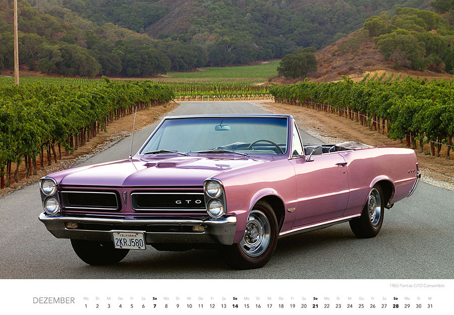 Bild: 9783966648288 | Muscle Cars Kalender 2025 | Frank Mundus | Kalender | Spiralbindung