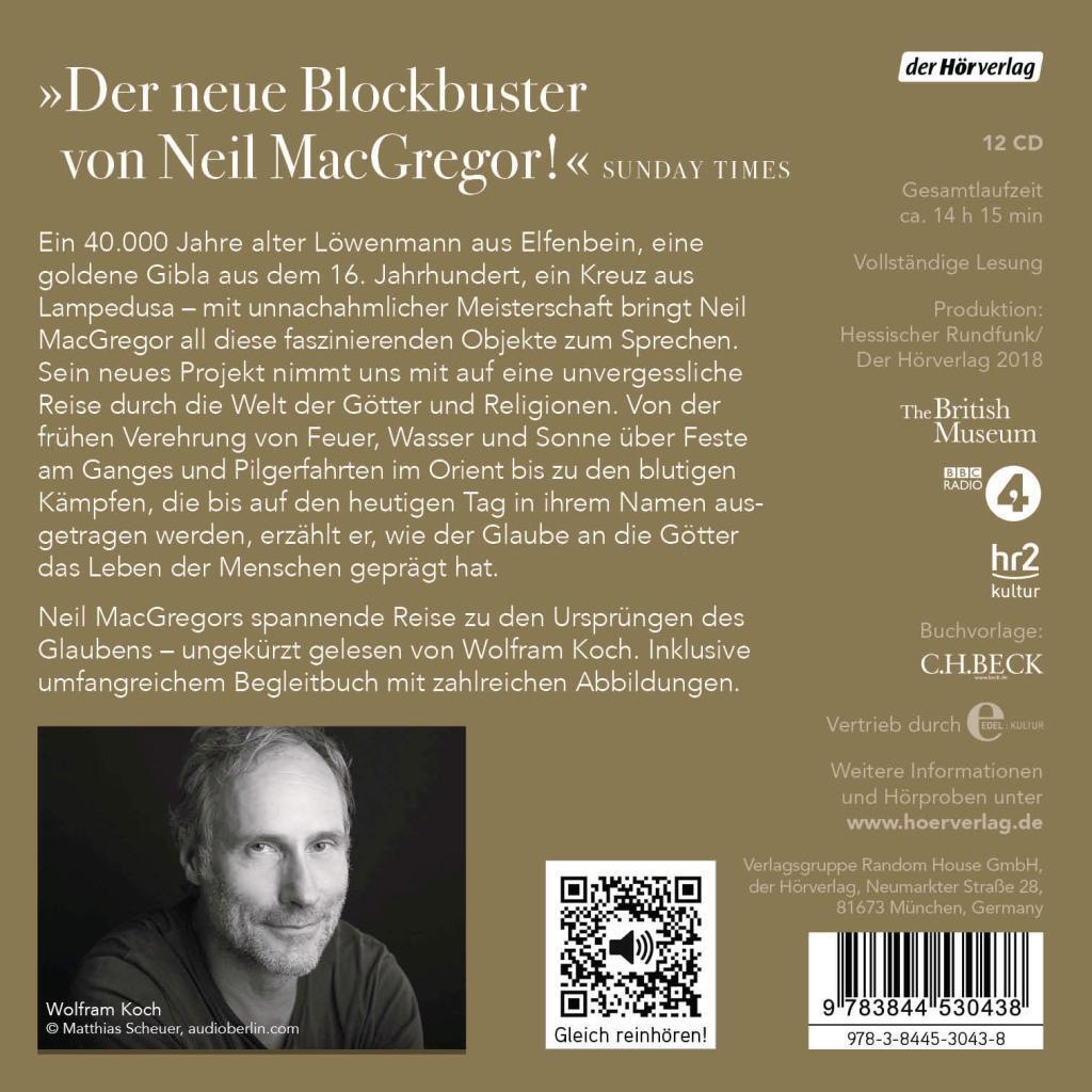 Bild: 9783844530438 | Leben mit den Göttern | Neil MacGregor | Audio-CD | 12 Audio-CDs