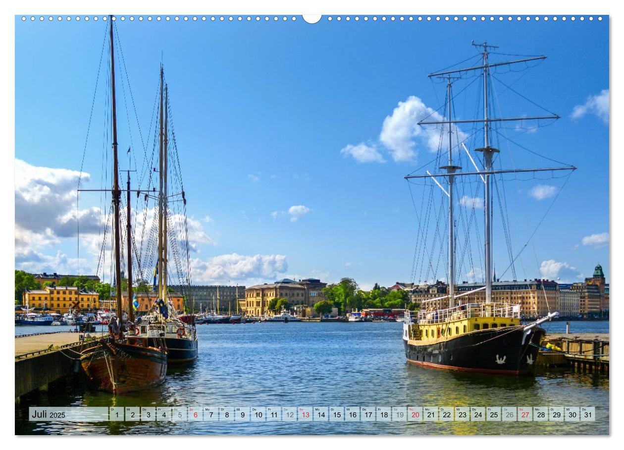 Bild: 9783435105366 | Stockholm - Maritime Ansichten (Wandkalender 2025 DIN A2 quer),...