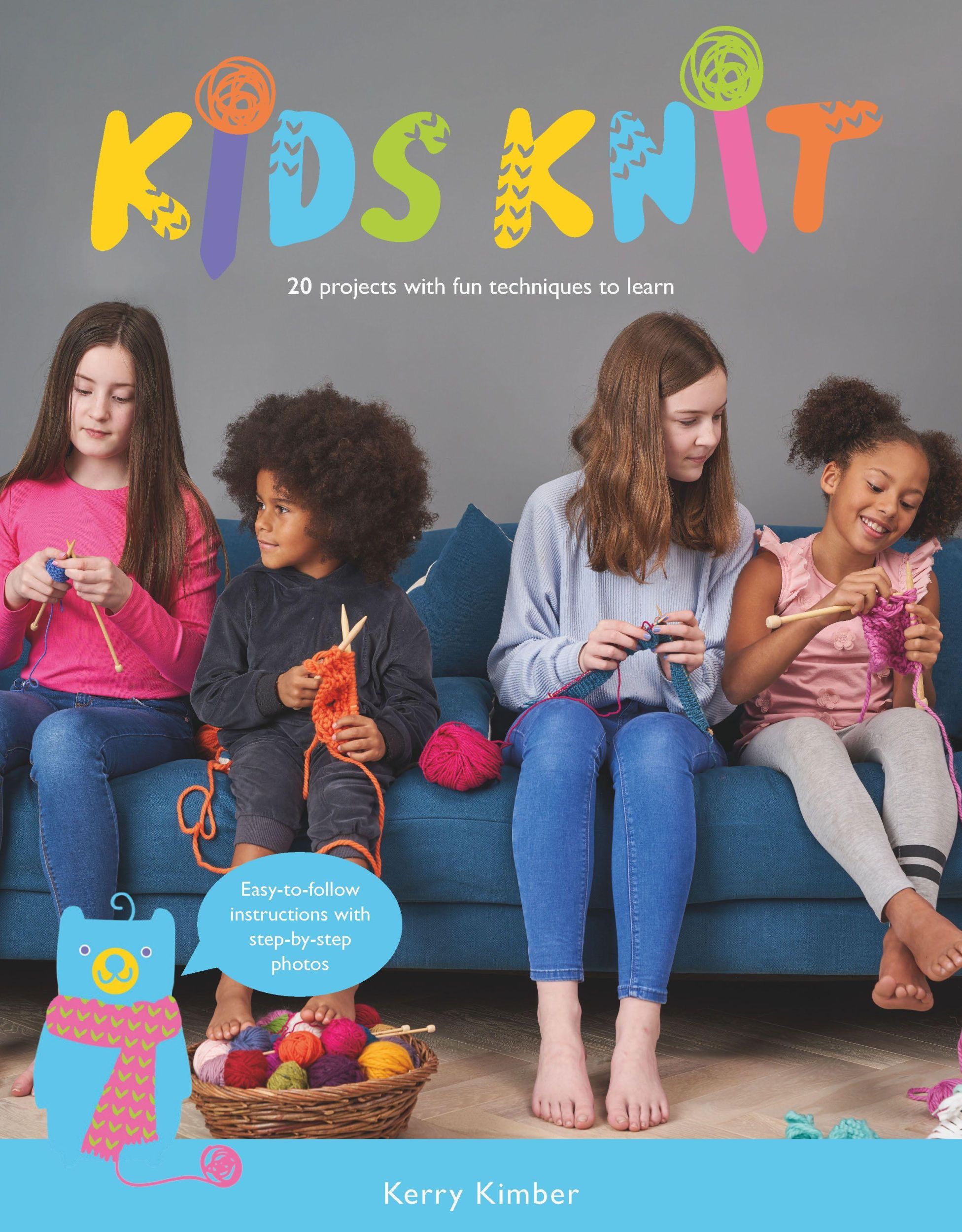 Cover: 9781784945824 | Kids Knit | 20 Projects with Fun Techniques to Learn | Kerry Kimber