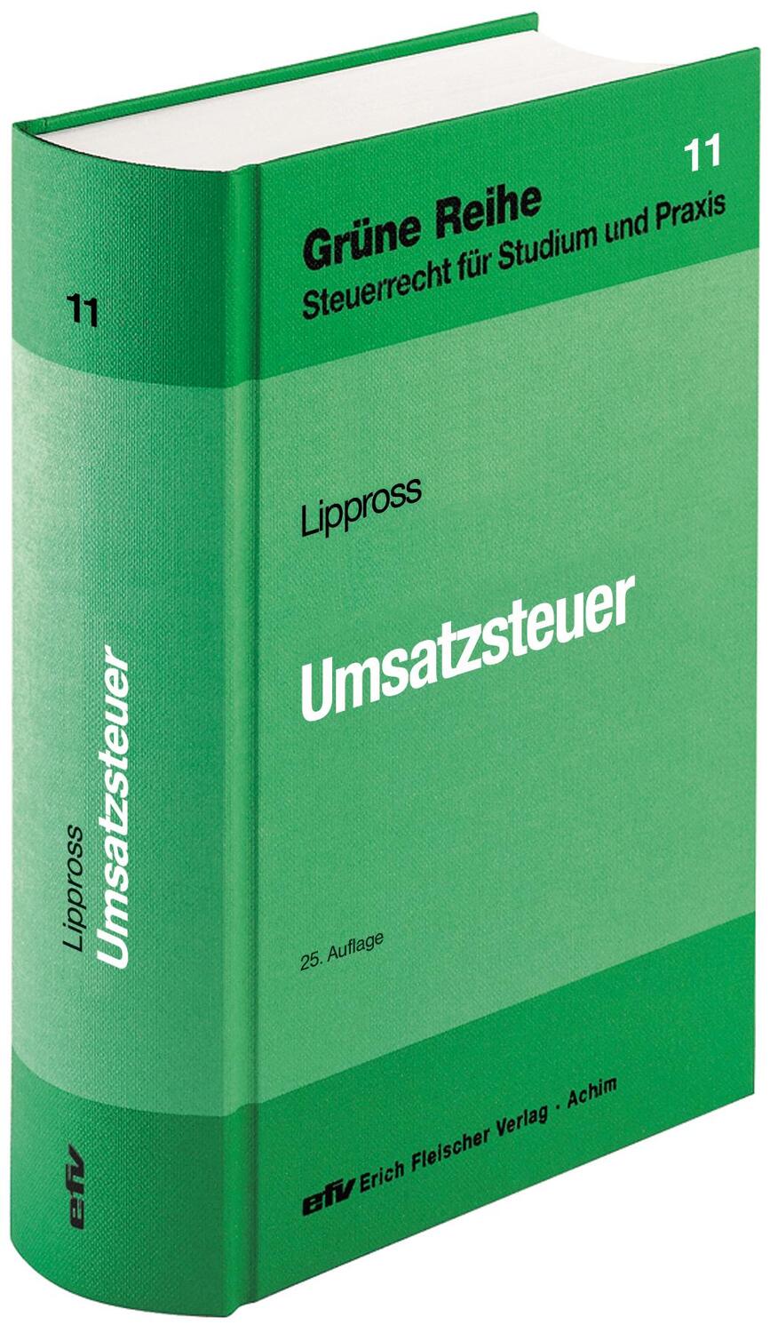 Cover: 9783816815150 | Umsatzsteuer | Otto-Gerd Lippross | Buch | Grüne Reihe | MDCCXVII