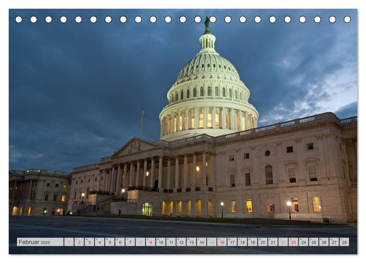 Bild: 9783435718764 | Washington D.C. (Tischkalender 2025 DIN A5 quer), CALVENDO...