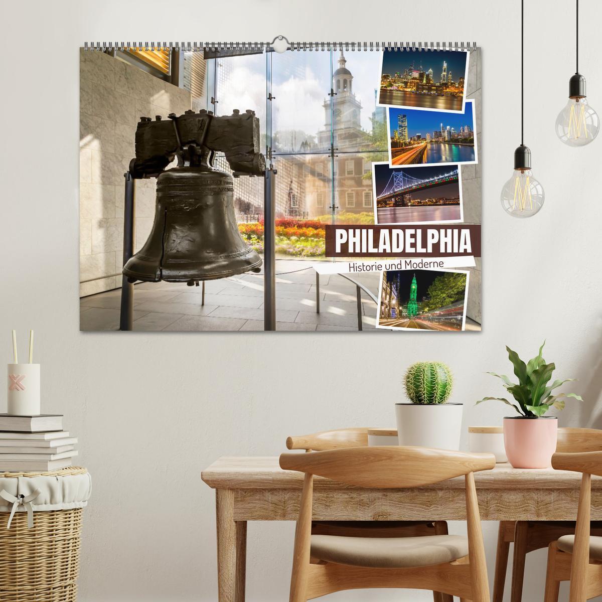 Bild: 9783457223574 | PHILADELPHIA Historie und Moderne (Wandkalender 2025 DIN A2 quer),...