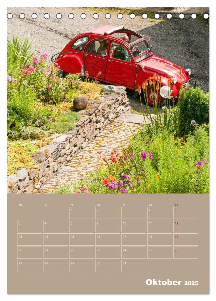 Bild: 9783435940752 | Citroën 2 CV ¿ Flower Power (Tischkalender 2025 DIN A5 hoch),...