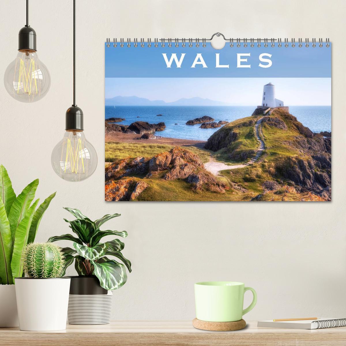 Bild: 9783435545094 | Wales (Wandkalender 2025 DIN A4 quer), CALVENDO Monatskalender | Kruse