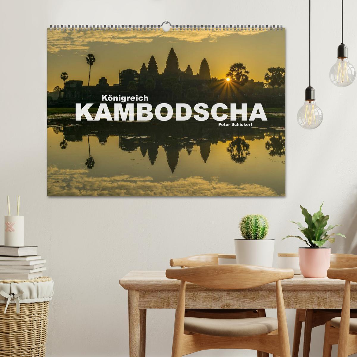 Bild: 9783435251797 | Königreich Kambodscha (Wandkalender 2025 DIN A2 quer), CALVENDO...