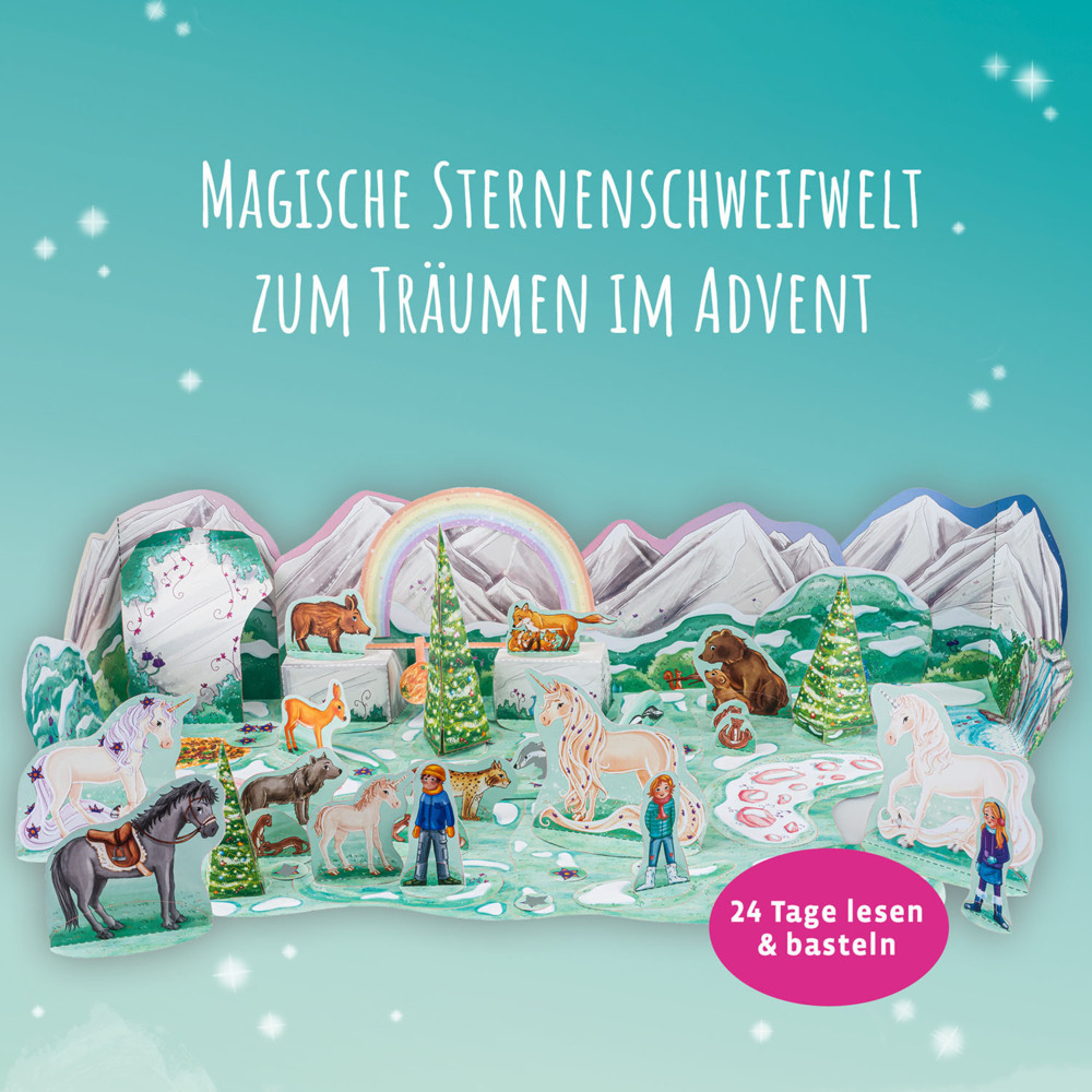 Bild: 9783440174074 | Sternenschweif Adventskalender, Ein Einhorn zu Weihnachten | Chapman