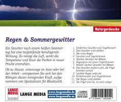 Bild: 4018449050049 | Naturgeräusche - Regen &amp; Sommergewitter | SOUNDS OF NATURE | Audio-CD