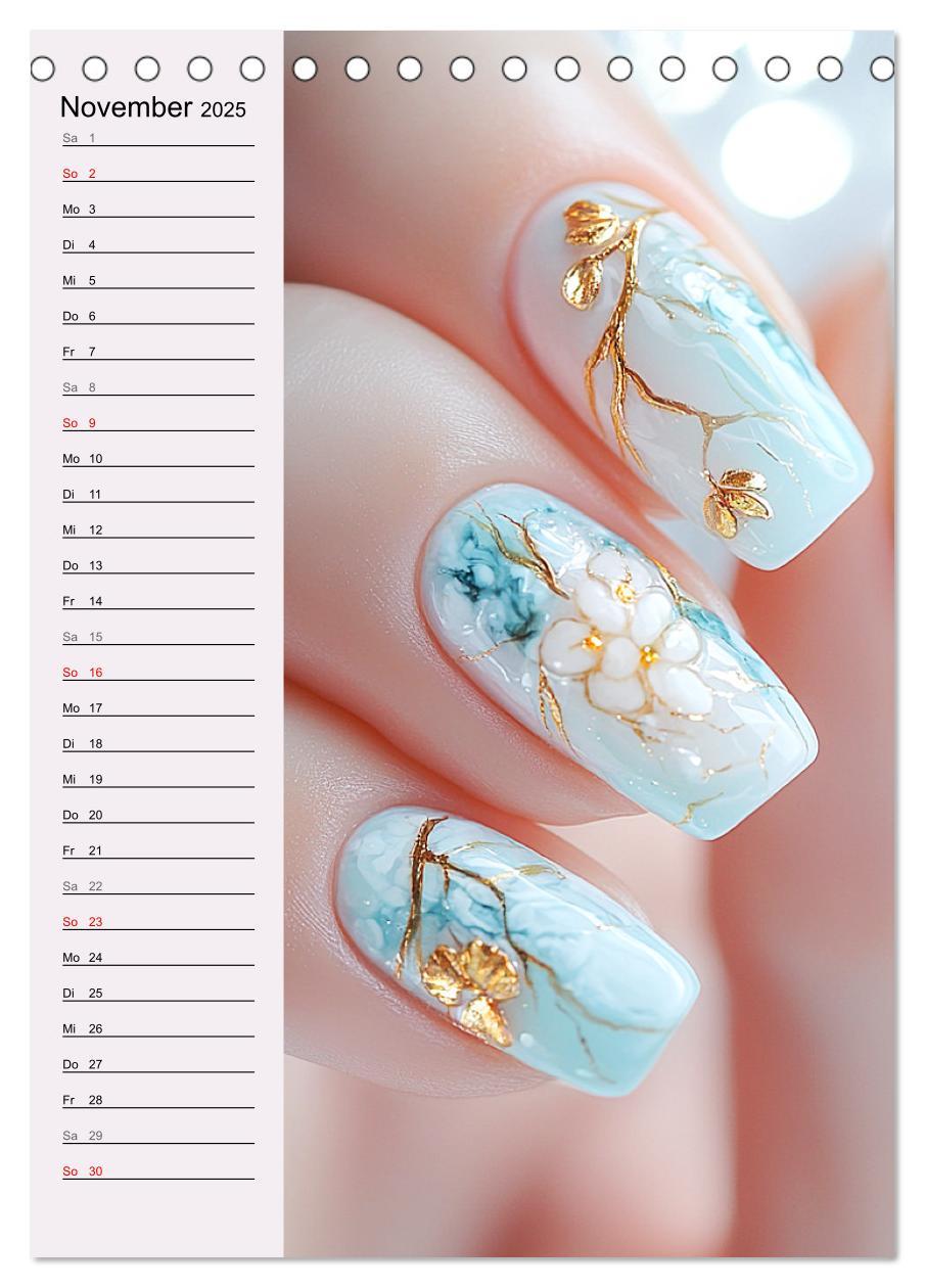 Bild: 9783457206041 | Nageldesign. Außergewöhnliche Fingernägel (Tischkalender 2025 DIN...