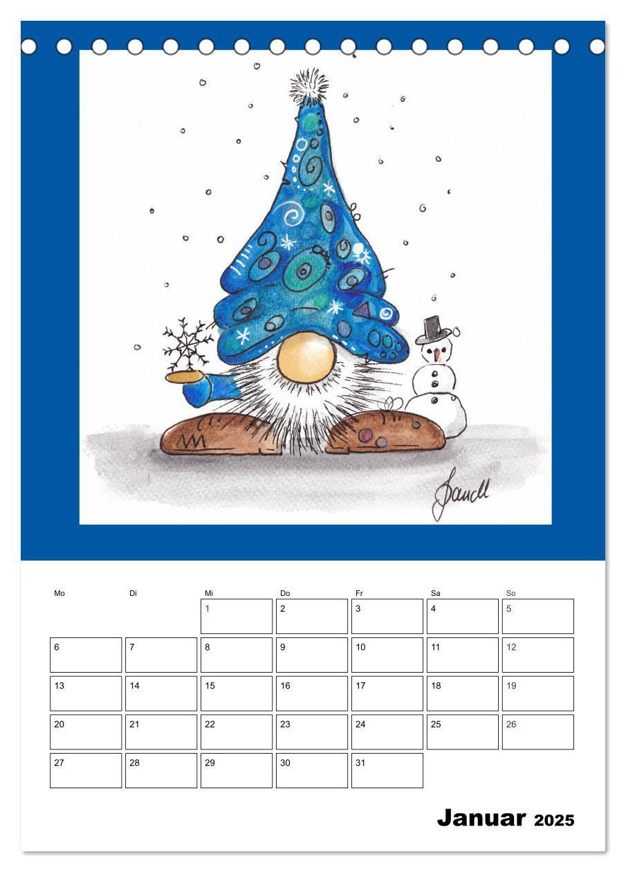 Bild: 9783435970384 | WichtelParade (Tischkalender 2025 DIN A5 hoch), CALVENDO...