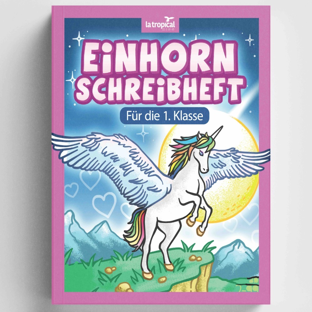 Cover: 9783969080221 | Einhorn Schreibheft für die 1. Klasse | David Ludwig | Taschenbuch