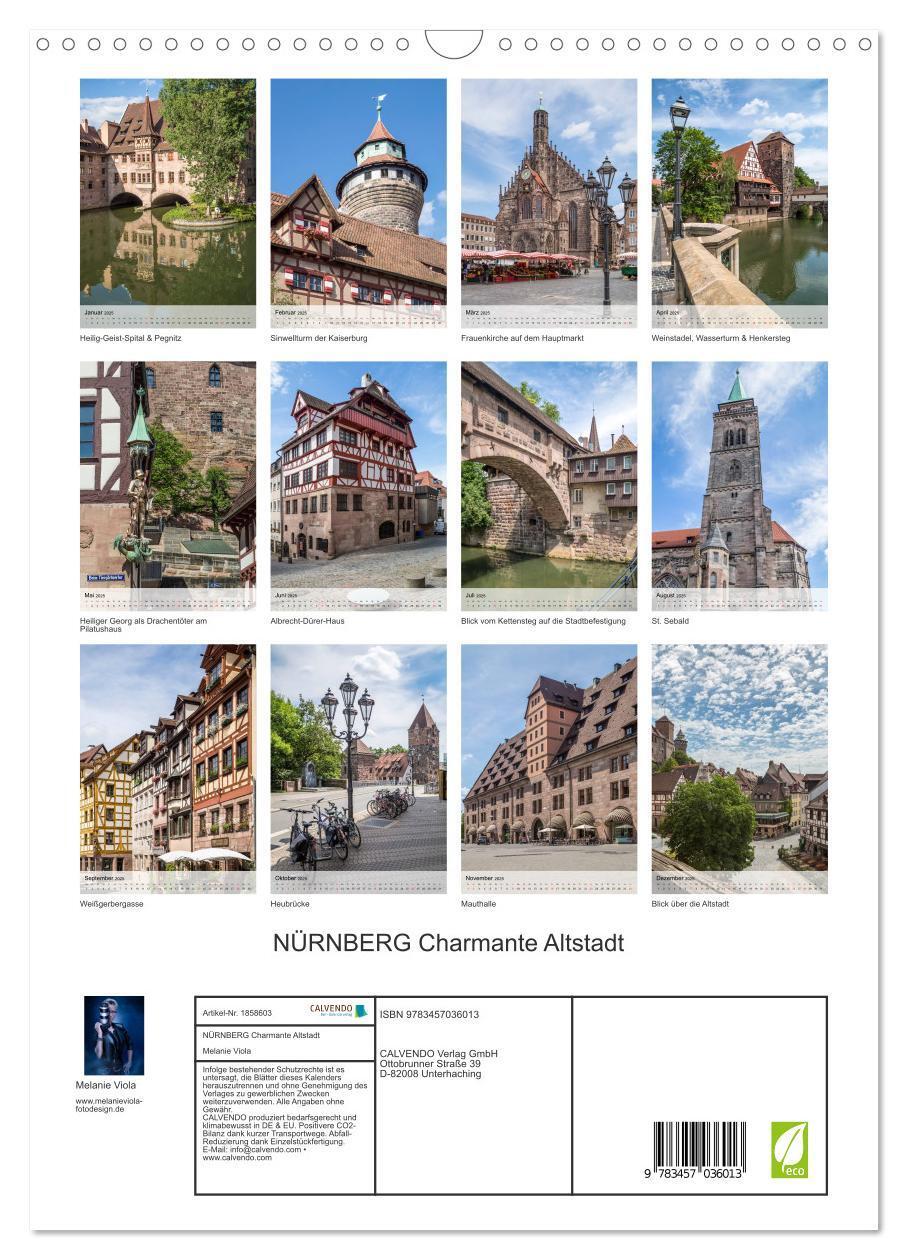 Bild: 9783457036013 | NÜRNBERG Charmante Altstadt (Wandkalender 2025 DIN A3 hoch),...