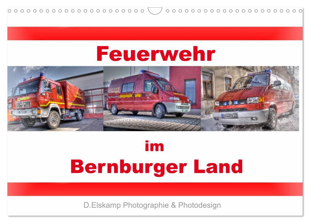 Cover: 9783435637539 | Feuerwehr im Bernburger Land (Wandkalender 2025 DIN A3 quer),...