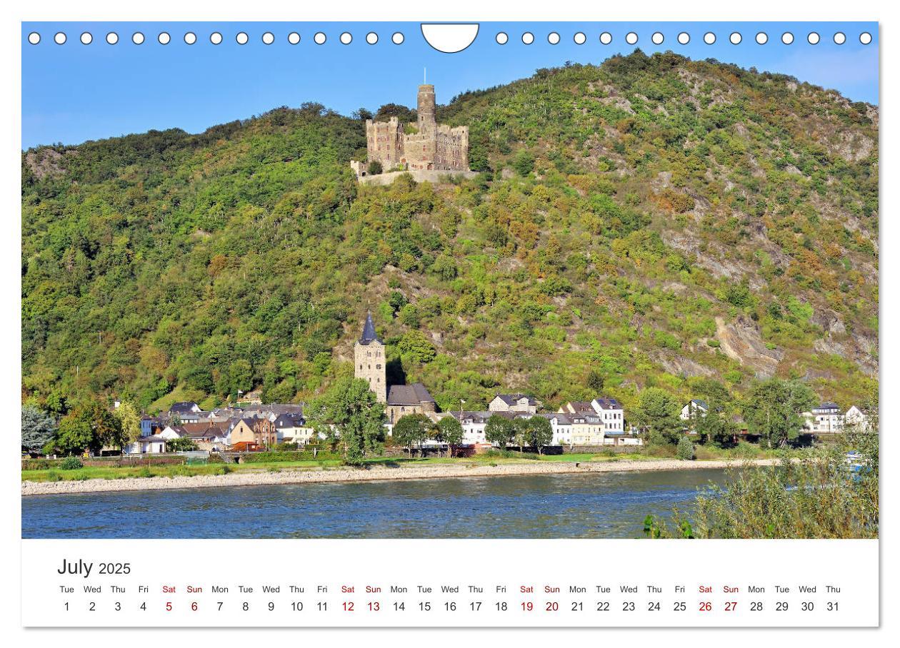 Bild: 9781325947096 | Rhine Valley and Castles (Wall Calendar 2025 DIN A4 landscape),...