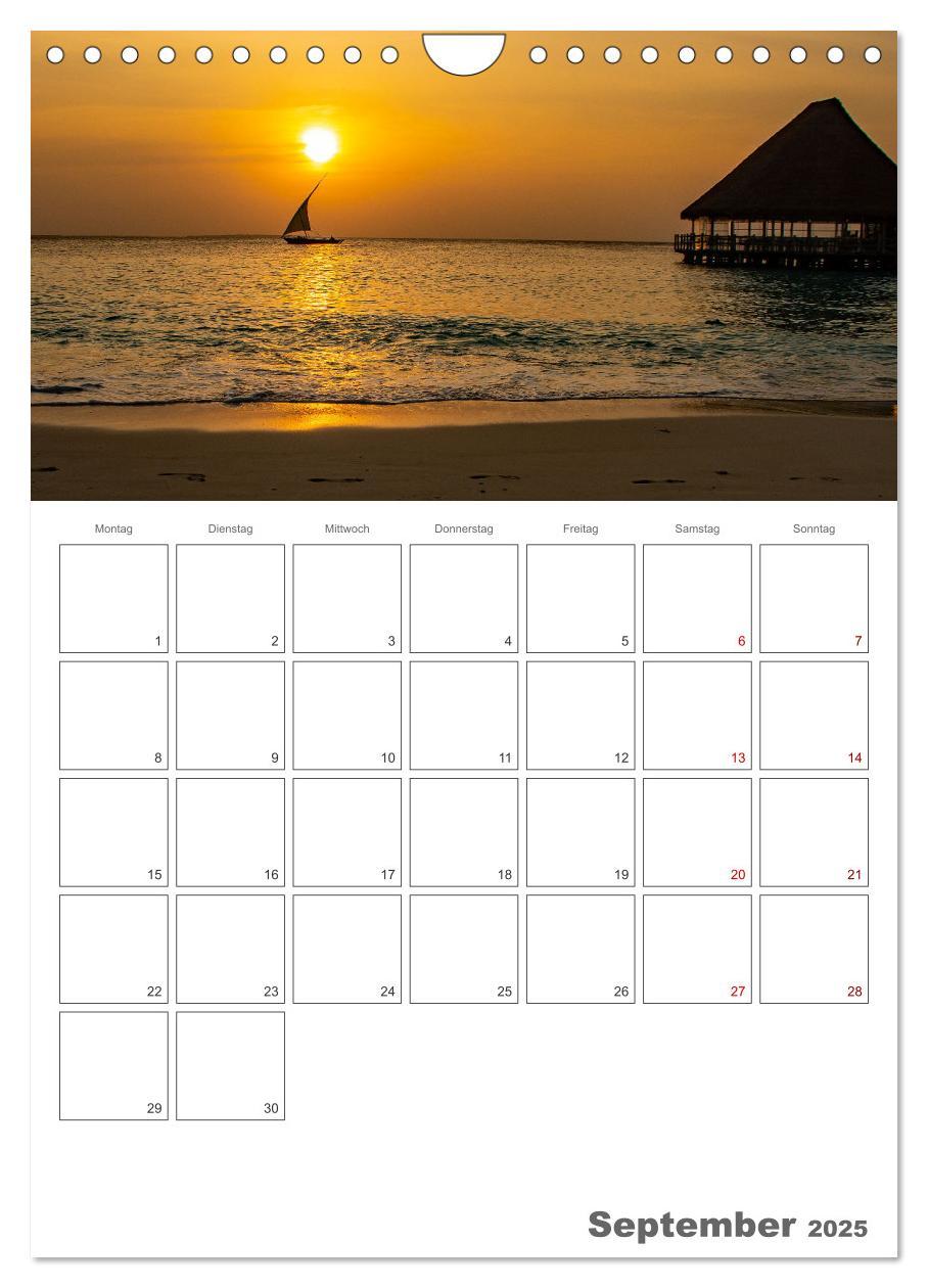 Bild: 9783435870042 | Sansibar - Reiseplaner (Wandkalender 2025 DIN A4 hoch), CALVENDO...