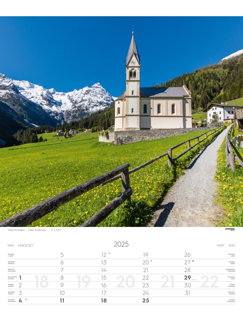 Bild: 9788868397401 | Südtirol Kalender 2025 | Alto Adige - South Tyrol | Verlag | Kalender