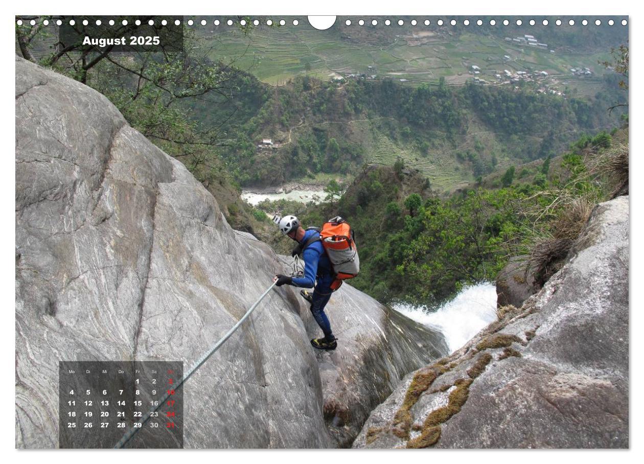 Bild: 9783435630059 | Abenteuer Canyoning (Wandkalender 2025 DIN A3 quer), CALVENDO...