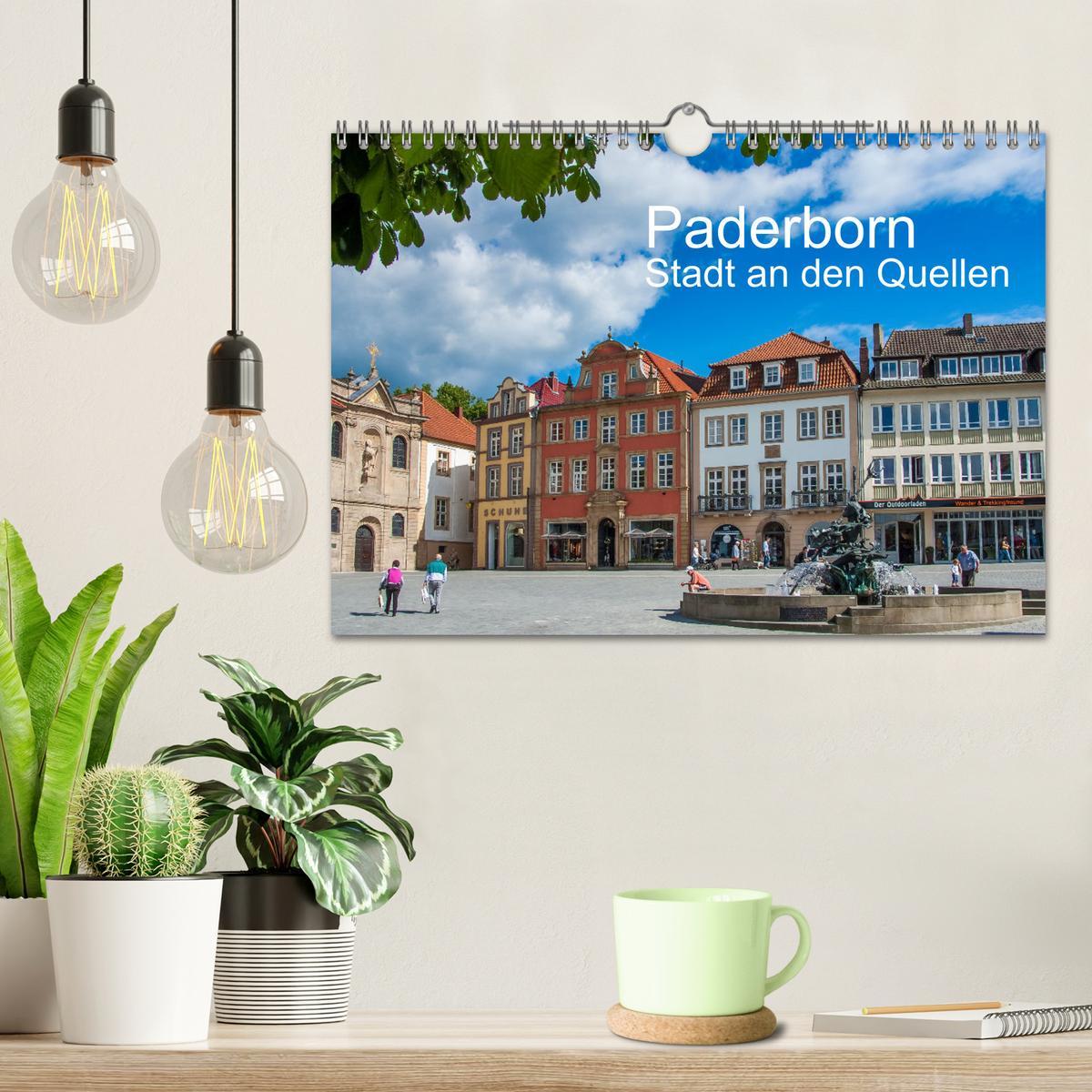 Bild: 9783383850288 | PADERBORN - Stadt an den Quellen (Wandkalender 2025 DIN A4 quer),...