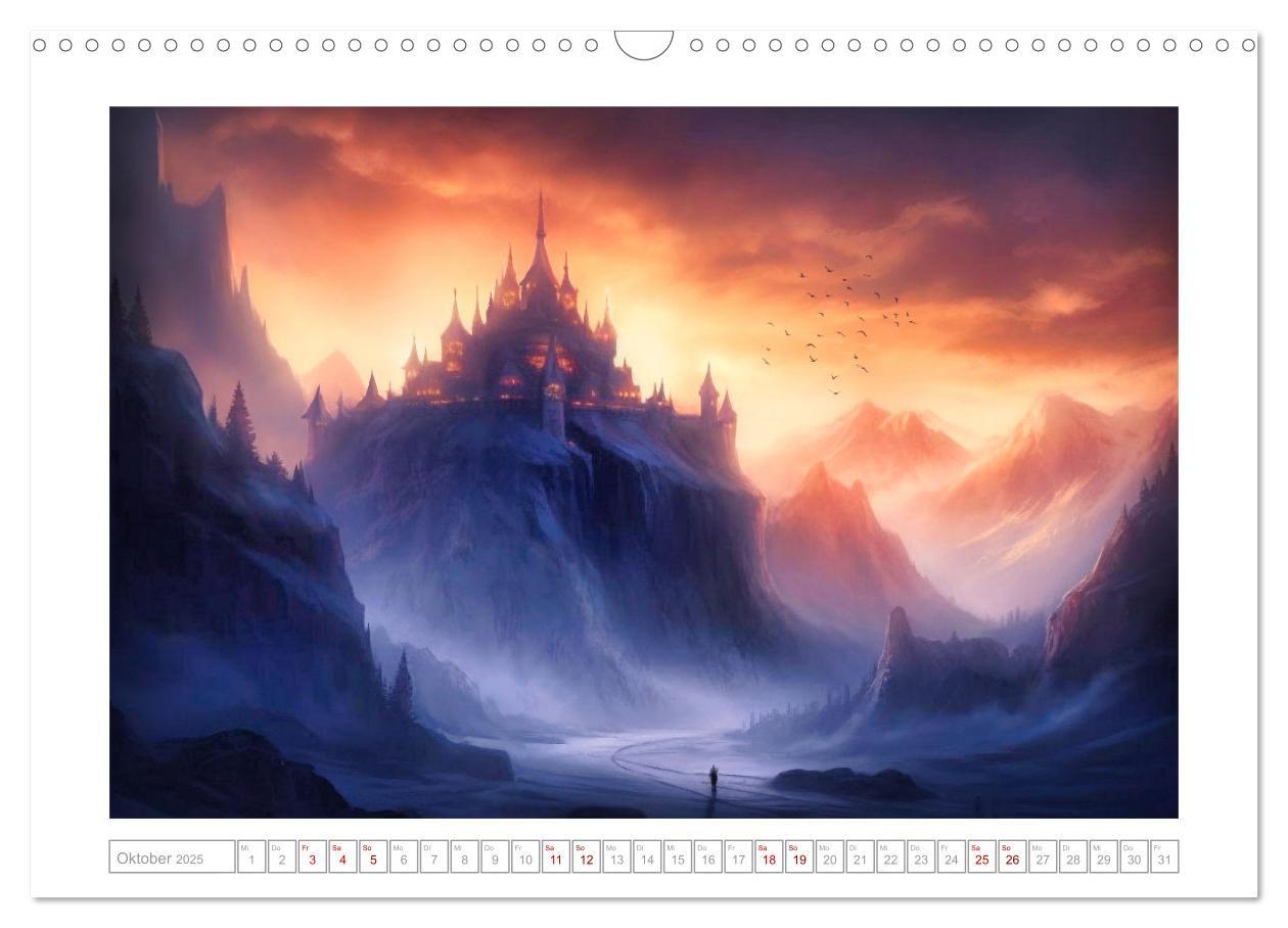 Bild: 9783383826160 | Die Reise des Magiers (Wandkalender 2025 DIN A3 quer), CALVENDO...