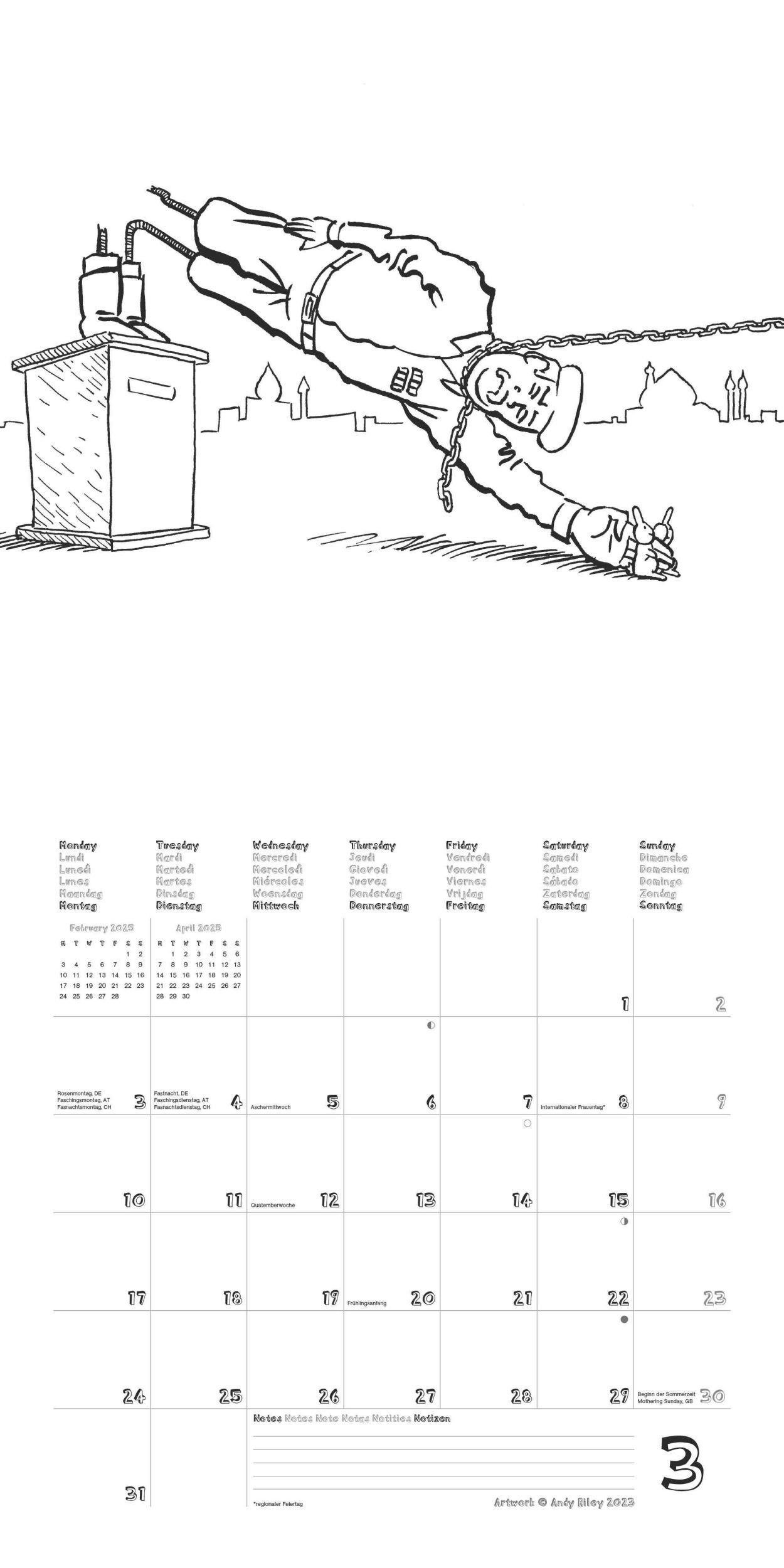 Bild: 4002725987938 | Bunny Suicides 2025 - Wand-Kalender - Broschüren-Kalender - 30x30 -...