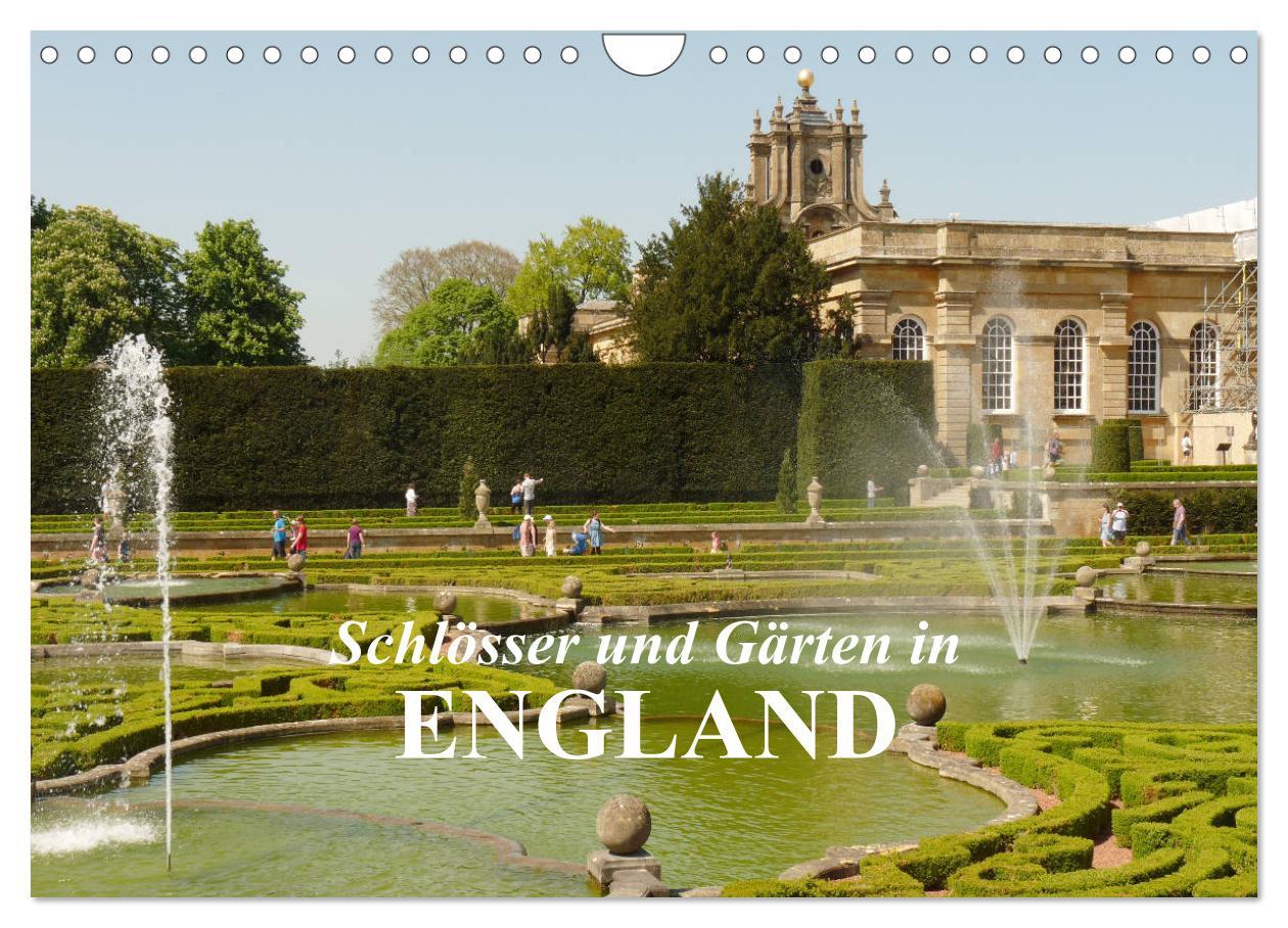 Cover: 9783435321681 | Schlösser und Gärten in England (Wandkalender 2025 DIN A4 quer),...