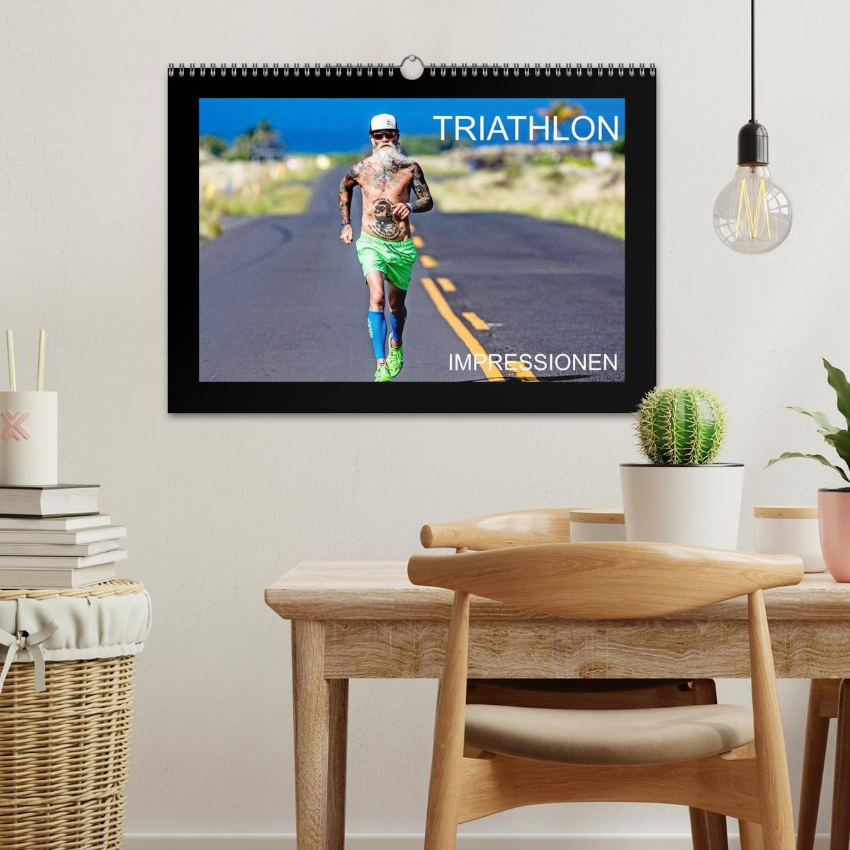 Bild: 9783383839481 | TRIATHLON Impressionen (Wandkalender 2025 DIN A3 quer), CALVENDO...