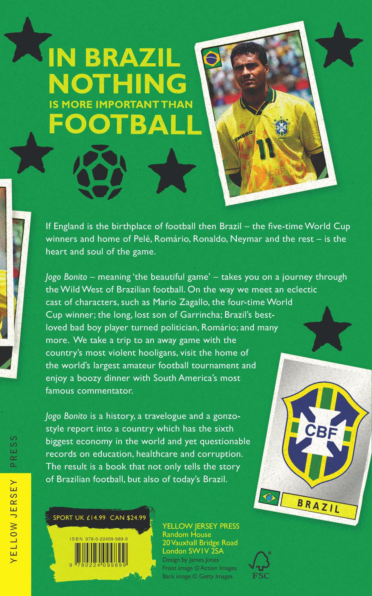 Rückseite: 9780224099899 | Jogo Bonito: Pele, Neymar and Brazil's Beautiful Game | Jonsson | Buch