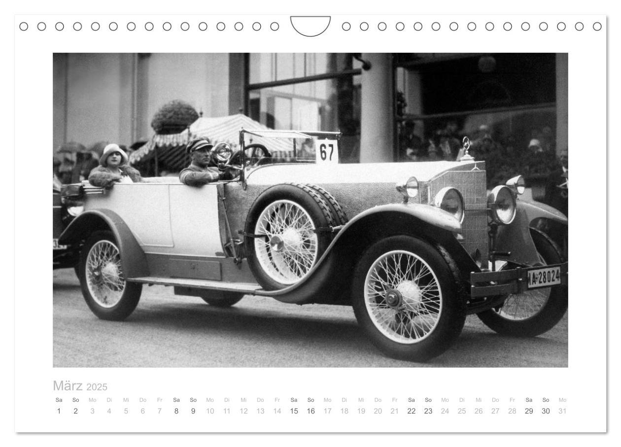 Bild: 9783435447657 | Luxus Oldtimer - Mercedes (Wandkalender 2025 DIN A4 quer), CALVENDO...