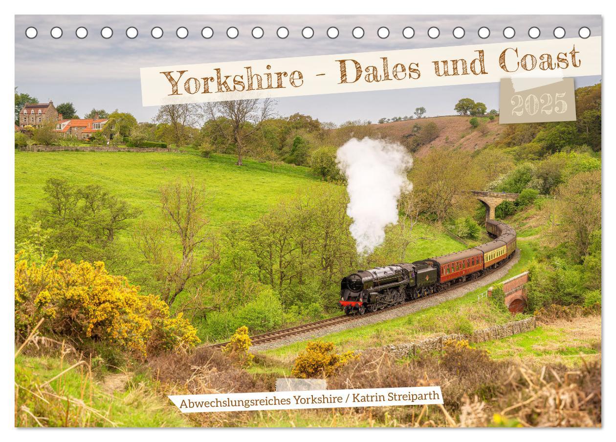 Cover: 9783383789786 | Yorkshire - Dales und Coast (Tischkalender 2025 DIN A5 quer),...