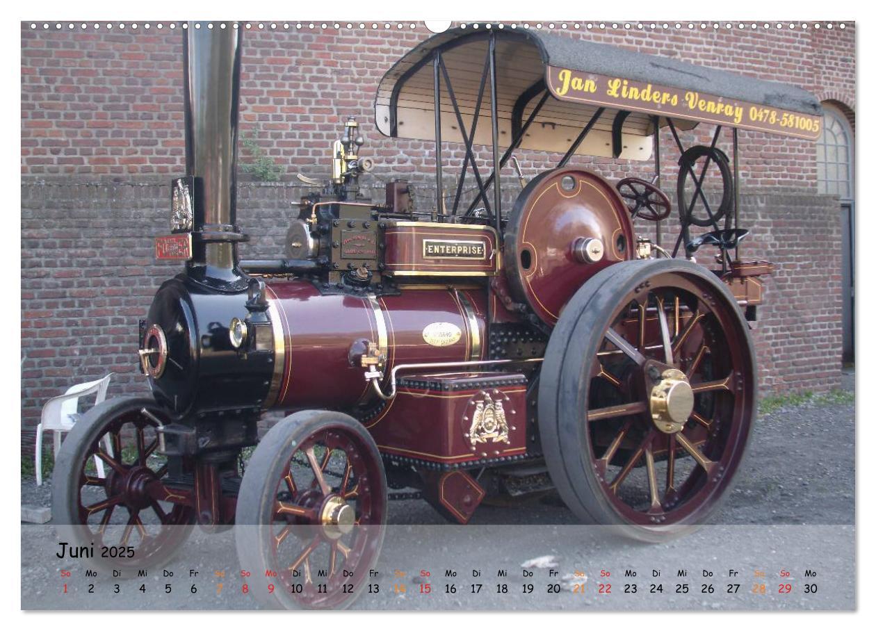 Bild: 9783435814008 | Dampffahrzeuge (Wandkalender 2025 DIN A2 quer), CALVENDO...