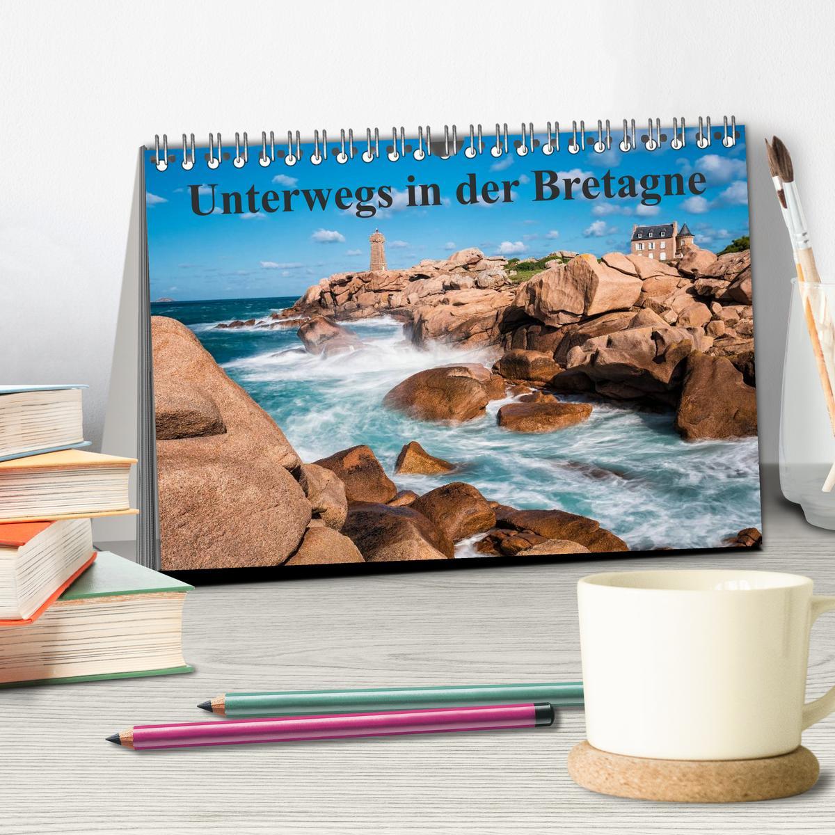 Bild: 9783435653232 | Unterwegs in der Bretagne (Tischkalender 2025 DIN A5 quer),...